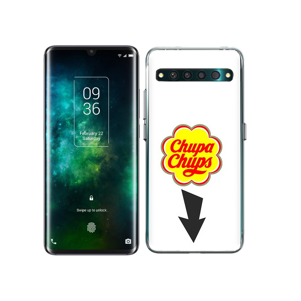 

Чехол MyPads Tocco для TCL 10 Pro чупа чупс, Прозрачный, Tocco