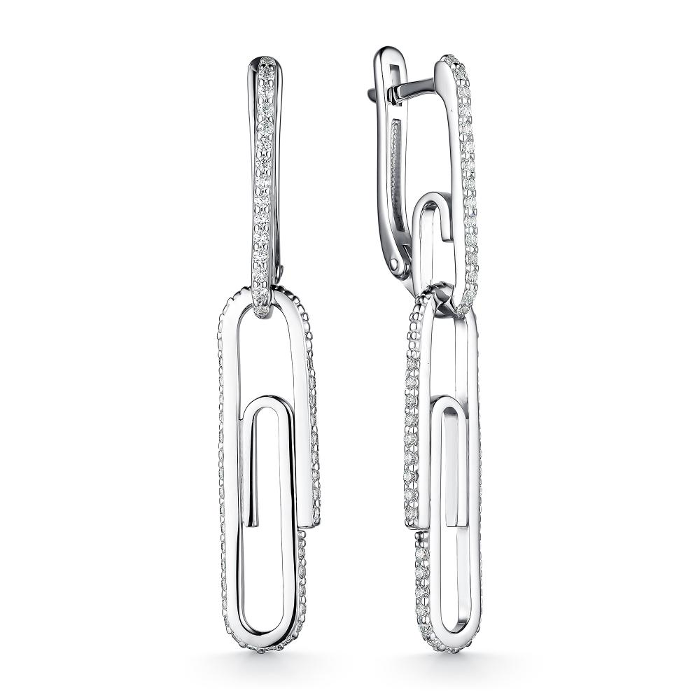

Серьги из серебра с фианитом АЛЬКОР 02-2283_00КЦ-00, 02-2283_00КЦ-00