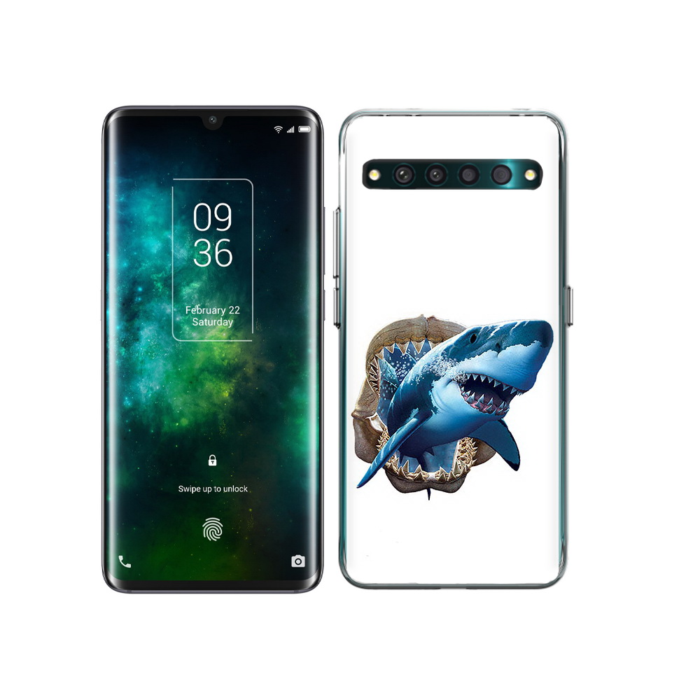 

Чехол MyPads Tocco для TCL 10 Pro челюсти, Прозрачный, Tocco