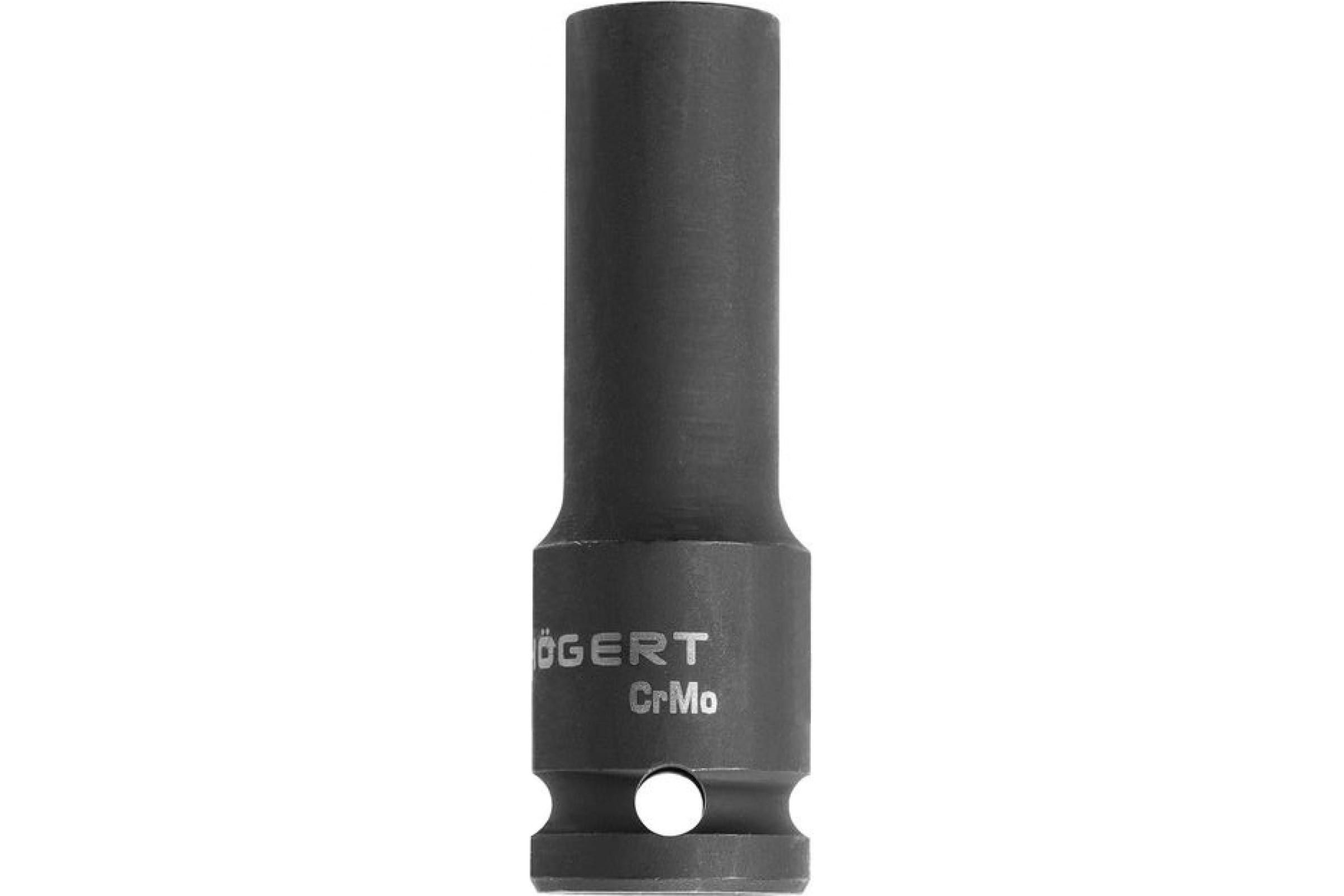 

HOEGERT Головка торцевая ударная глубокая шестигранная 1/2", 21 мм, DIN 3121, CrMo
