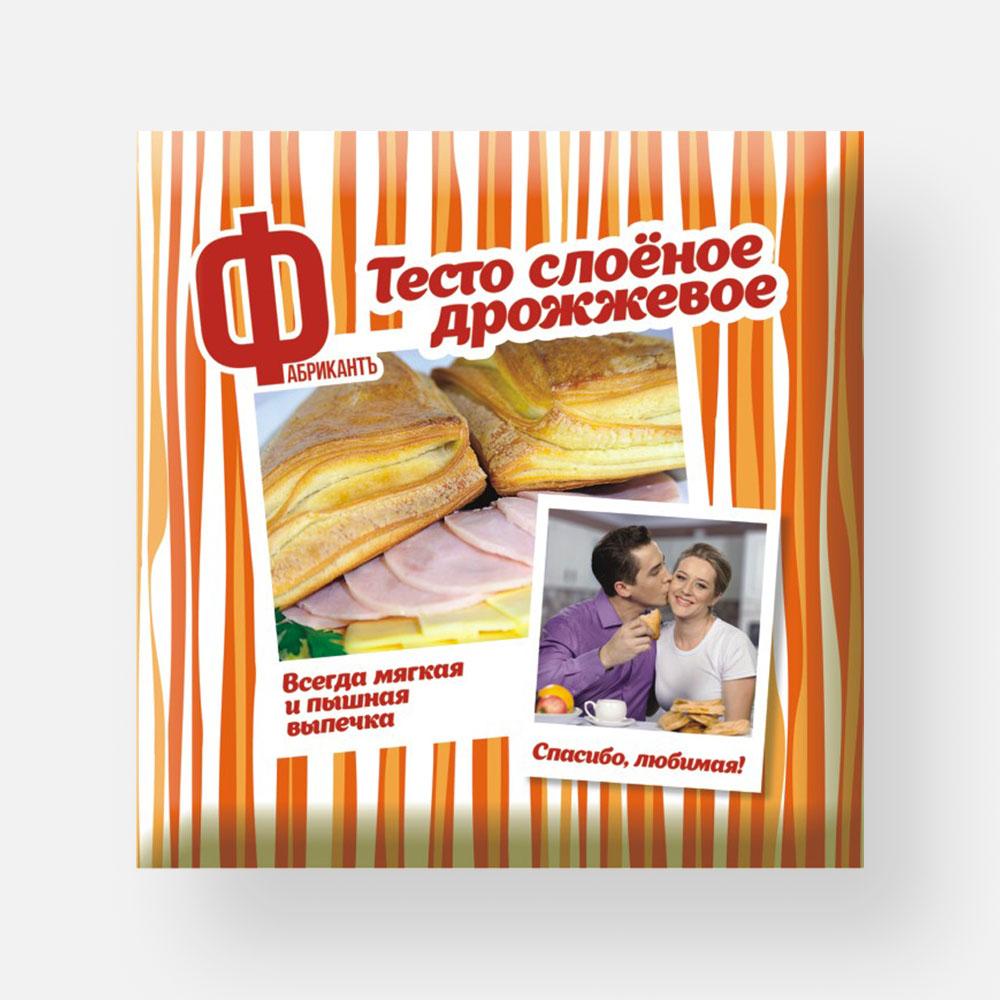 

Тесто Фабрикантъ слоеное дрожжевое 500 г
