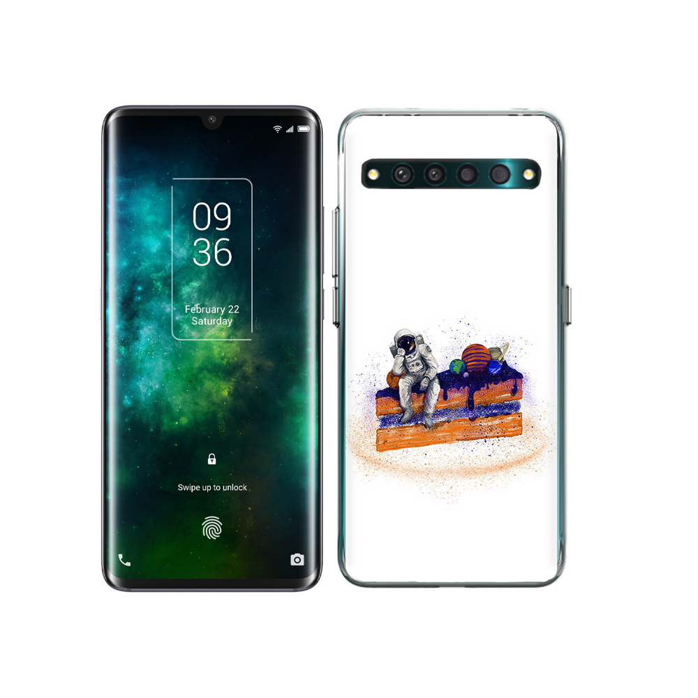 

Чехол MyPads Tocco для TCL 10 Pro торт с планетами, Прозрачный, Tocco