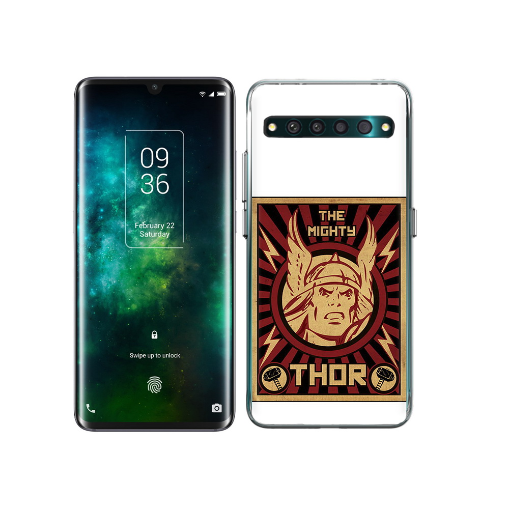 

Чехол MyPads Tocco для TCL 10 Pro тор лицо, Прозрачный, Tocco