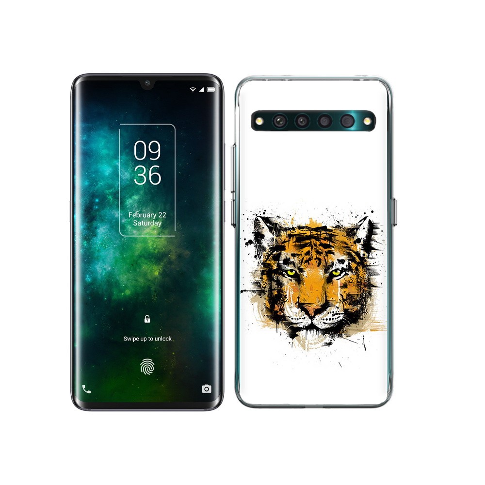 

Чехол MyPads Tocco для TCL 10 Pro тигруля, Прозрачный, Tocco