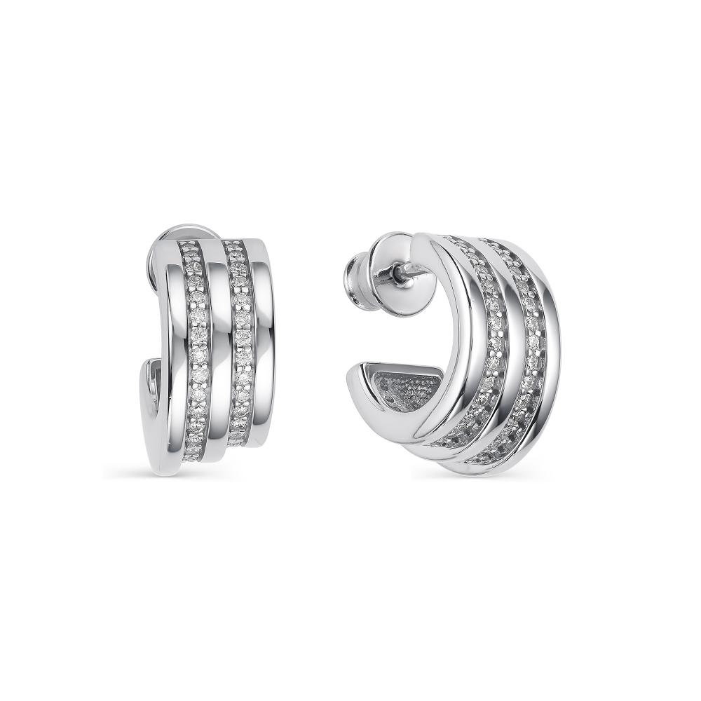 

Серьги из серебра с фианитом АЛЬКОР 02-2156_00КЦ-00, 02-2156_00КЦ-00