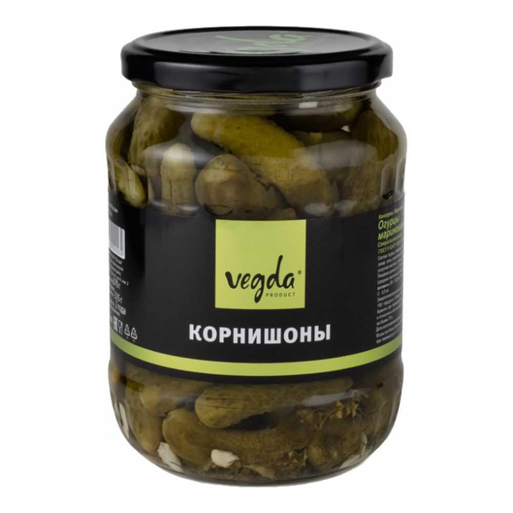 Огурцы Vegda product корнишоны 720 мл