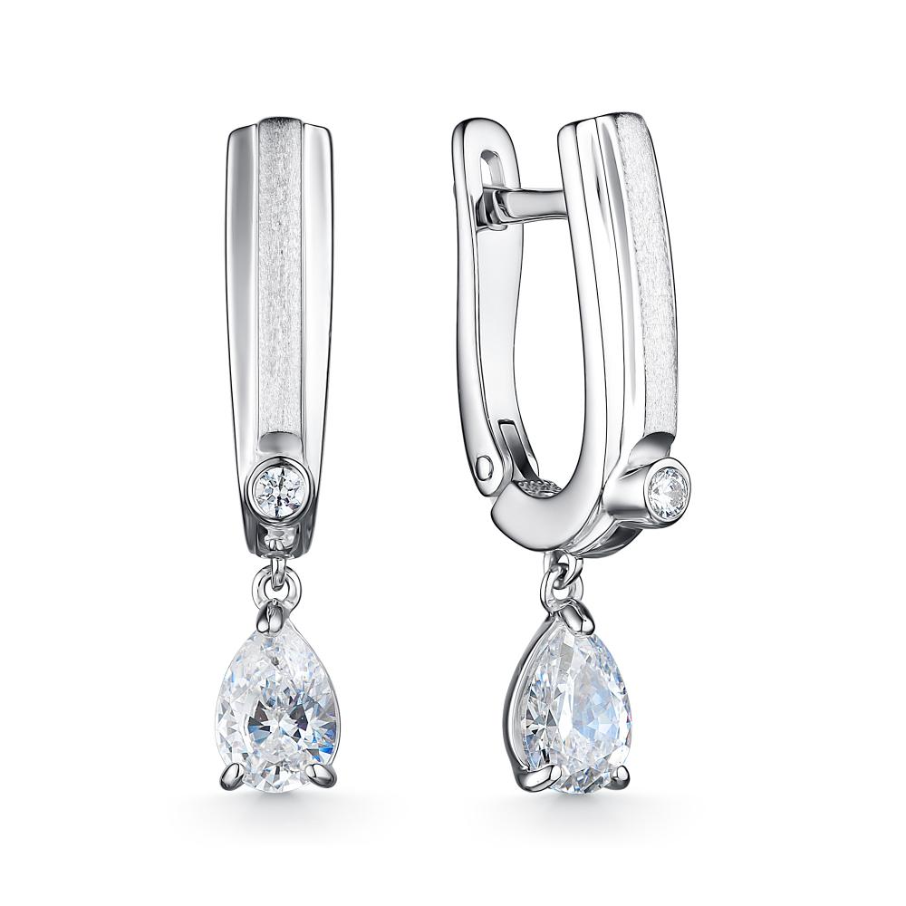 

Серьги из серебра с swarovski АЛЬКОР 02-2458_00СВ-00, 02-2458_00СВ-00