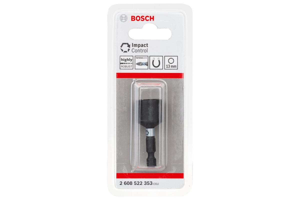 

BOSCH торцевая головка impact control, 13мм 2608522353