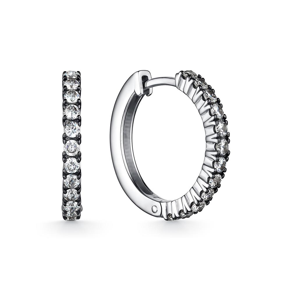 

Серьги из серебра с фианитом АЛЬКОР 02-2285_00КЦ-00, 02-2285_00КЦ-00