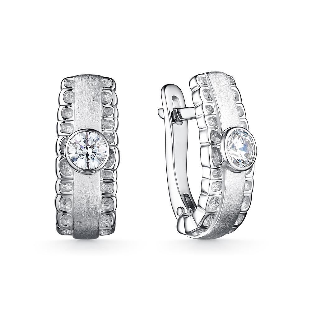 

Серьги из серебра с swarovski АЛЬКОР 02-2461_00СВ-00, 02-2461_00СВ-00