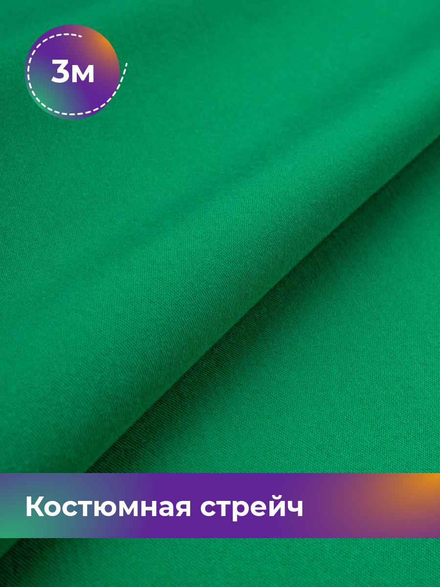 

Ткань Костюмная стрейч Сутинг Shilla, отрез 3 м * 150 см, зеленый 043, 17433998