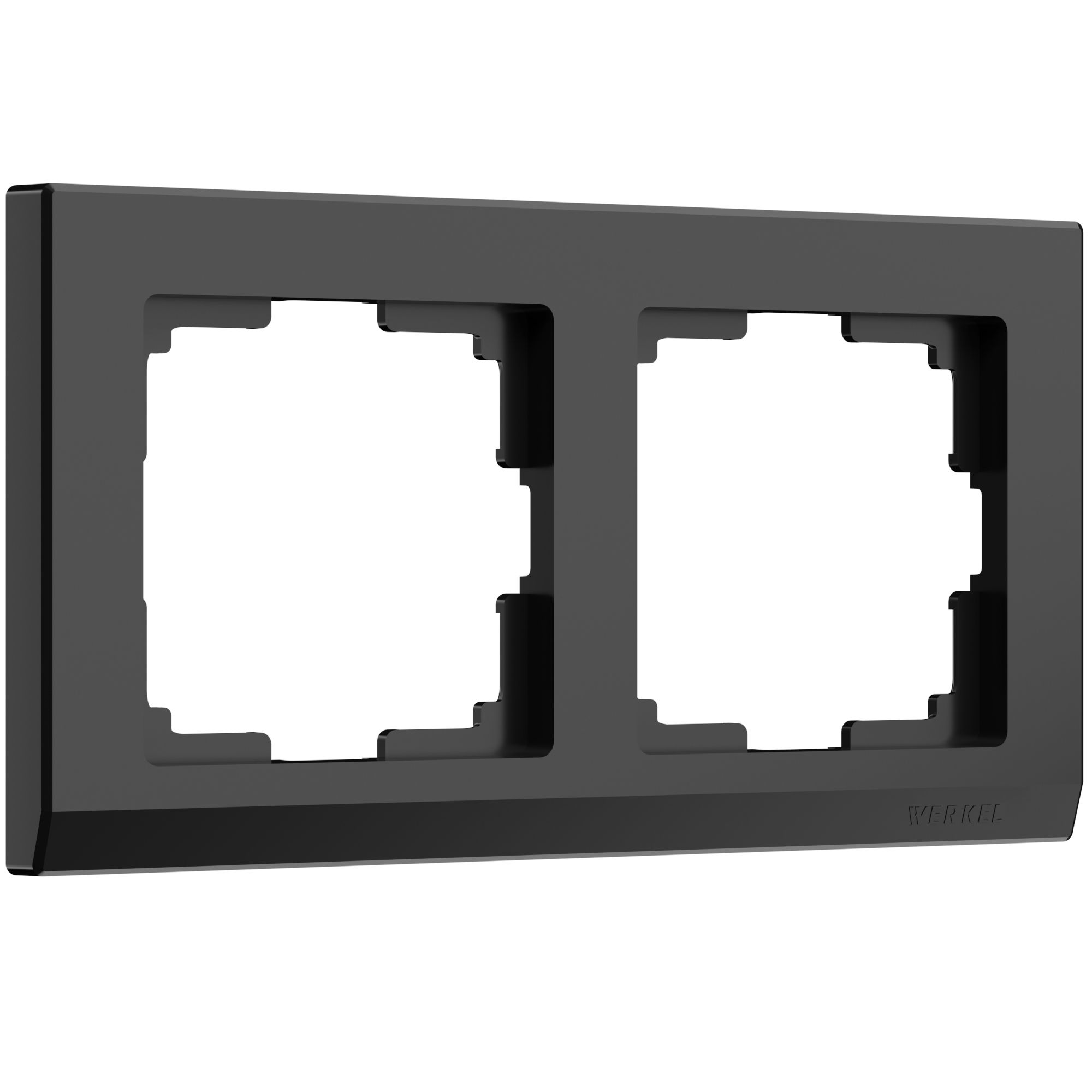

Рамка Werkel на 2 поста W0021808 a050923, Черный