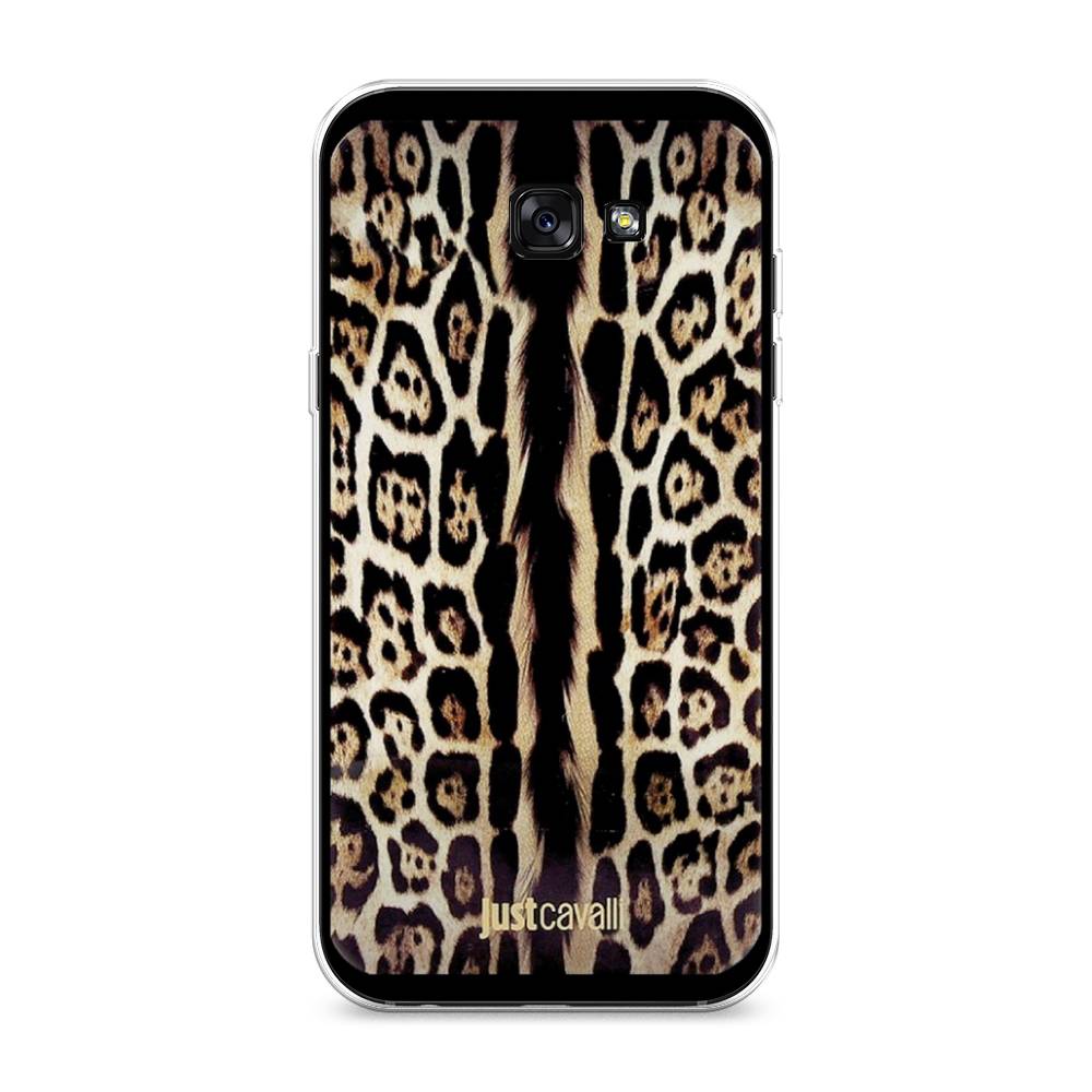 

Чехол на Samsung Galaxy A7 2017 "Леопард кавалли", Черный;коричневый, 20950-1