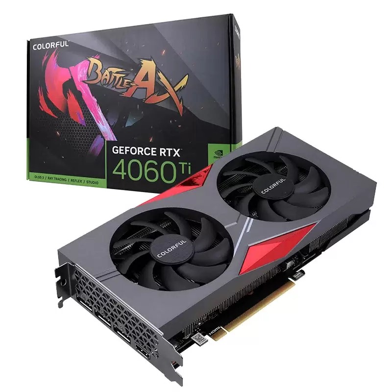 

Видеокарта Colorful NVIDIA GeForce RTX 4060 Ti NB DUO B-V, Черный, GeForce RTX 4060 Ti NB DUO B-V