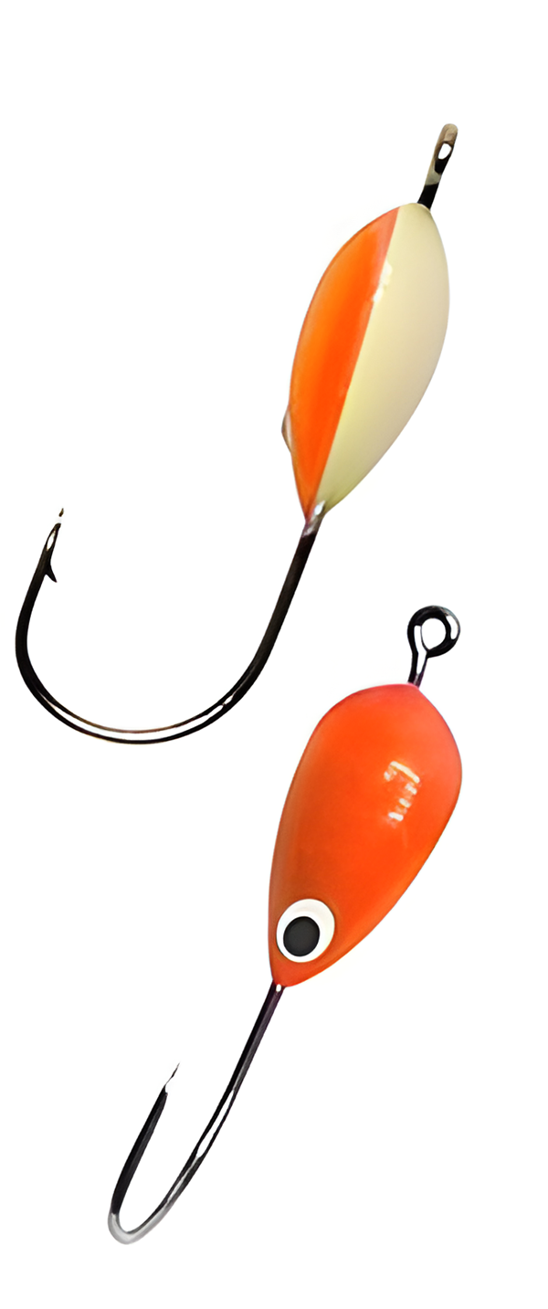 

Мормышка фосфорная №06, крючок №12 (2 упакпо 10 шт) 0,08g (0.12 / Orange / 20 /, Оранжевый, Фосфорная