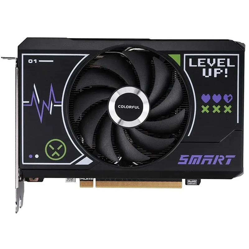 

Видеокарта Colorful NVIDIA GeForce RTX4060 Mini 8GB-V [RTX4060 Mini 8GB-V], Черный, RTX 4060 Mini 8GB-V