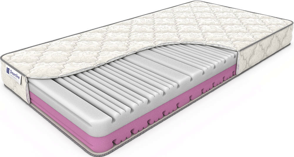 фото Матрас дримлайн dreamroll contour mix 90х210х19 dreamline