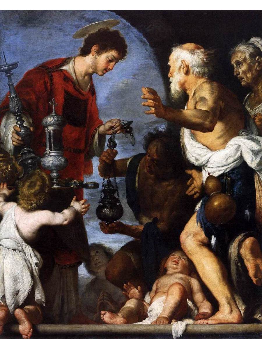 

Постер DRABS A3 Бернардо Строцци The Charity of St Lawrence