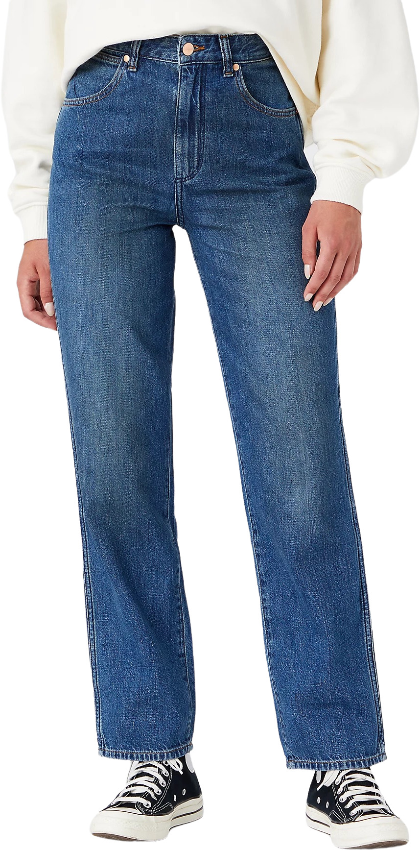 

Джинсы женские Wrangler W27MZB416 синие 36/32, W27MZB416