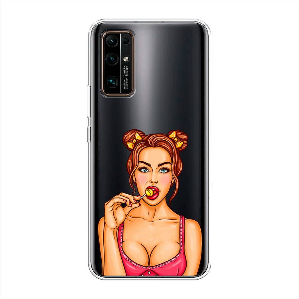 

Чехол Awog на Honor 30 "Вкусный леденец", Бежевый;коричневый;розовый