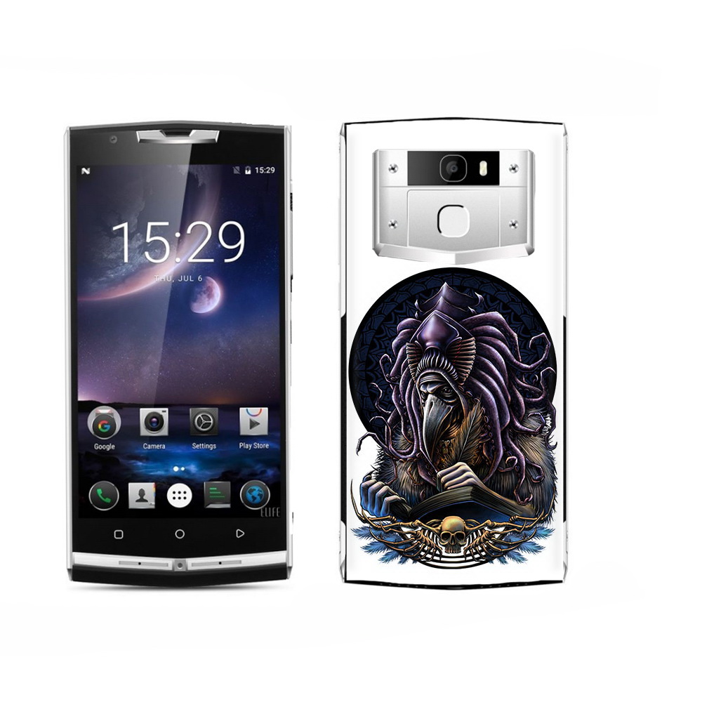 

Чехол MyPads Tocco для Oukitel K15 Plus умный ворон, Прозрачный, Tocco