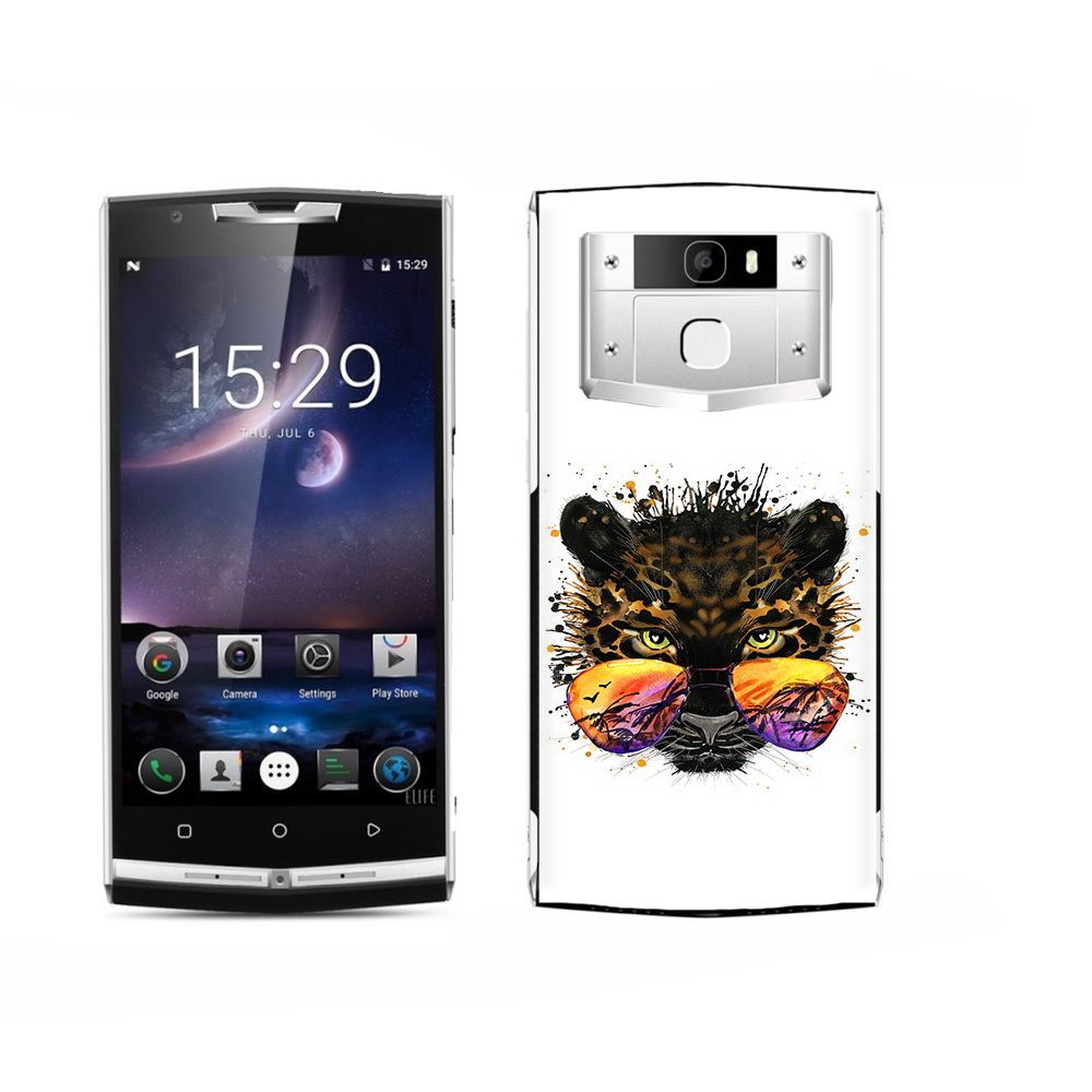 

Чехол MyPads Tocco для Oukitel K15 Plus тропический леопард, Прозрачный, Tocco