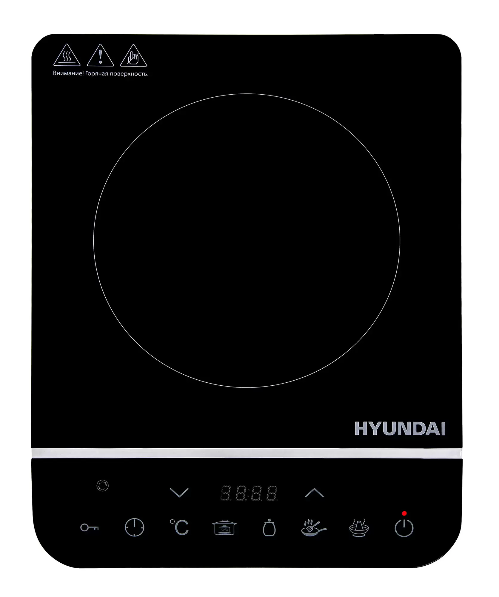 Настольная электрическая плита Hyundai HYC-0104 черный настольная плита hyundai hyc 0121