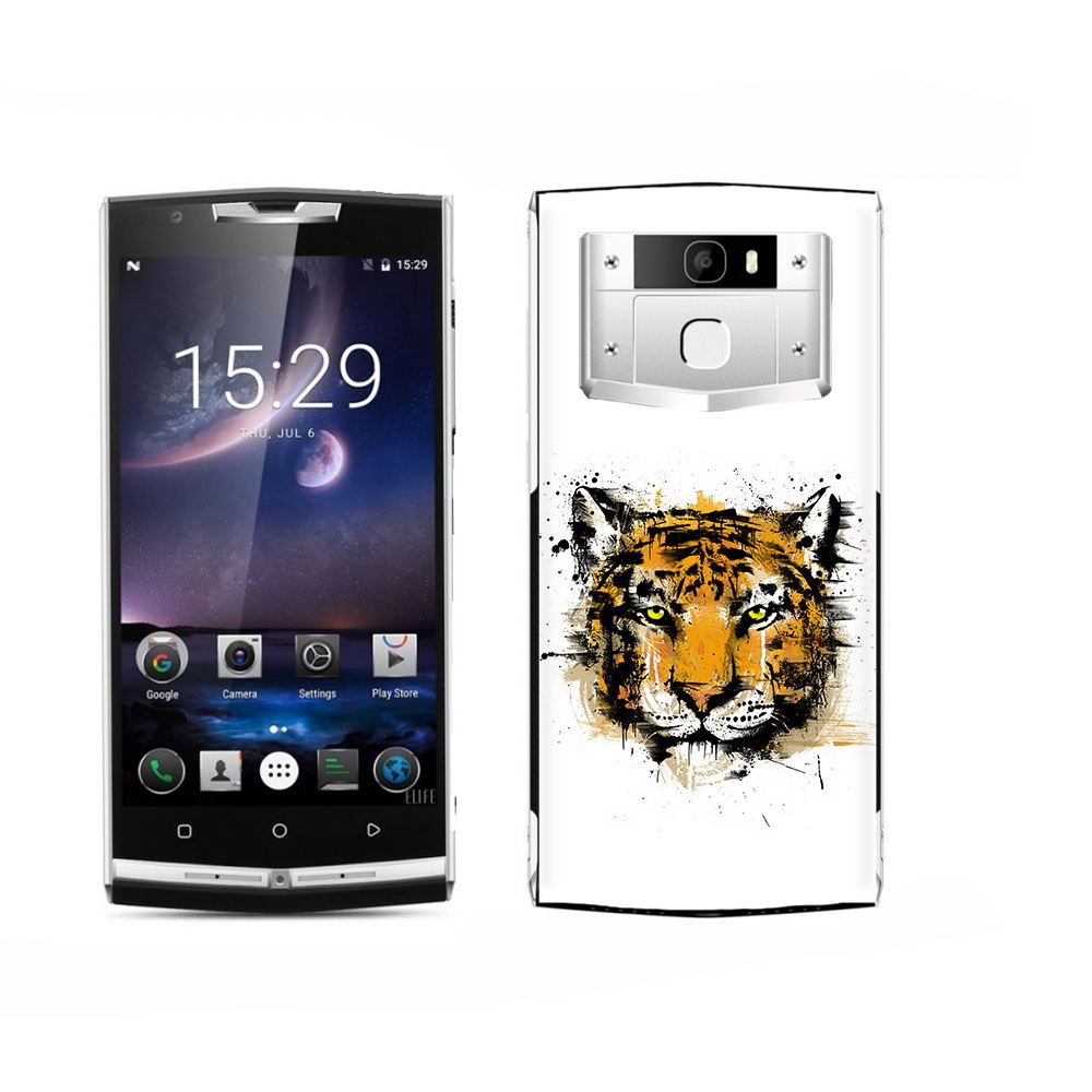 

Чехол MyPads Tocco для Oukitel K15 Plus тигруля, Прозрачный, Tocco