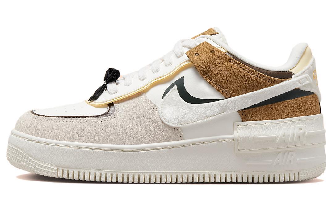 

Кеды унисекс Nike Air Force 1 Low shadow бежевые 40 EU, Бежевый, Air Force 1 Low shadow