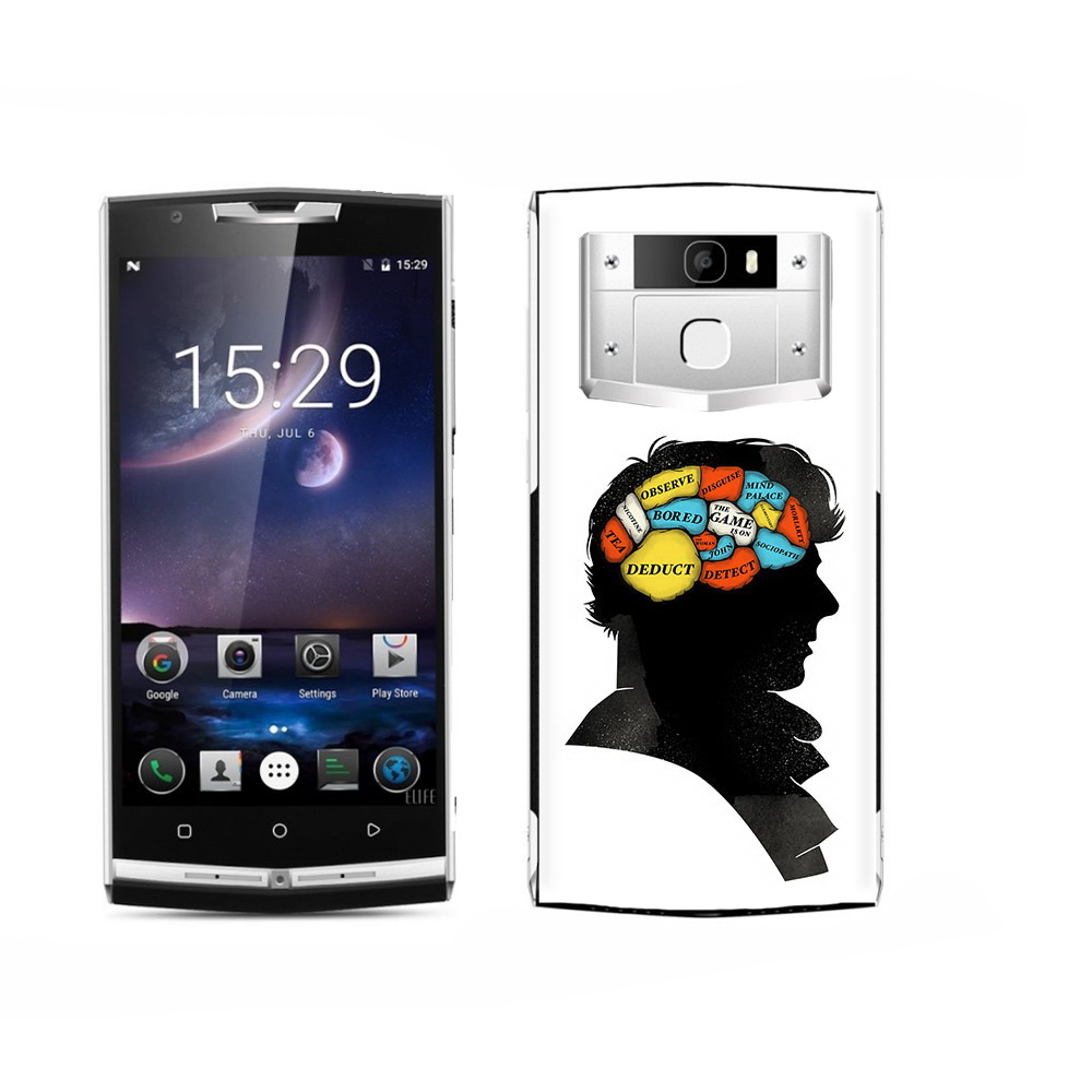 

Чехол MyPads Tocco для Oukitel K15 Plus темный рисунок, Прозрачный, Tocco