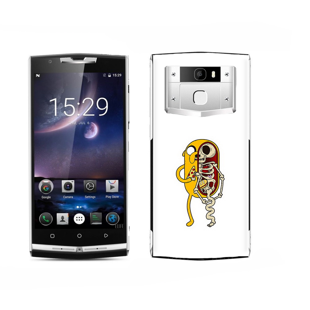 

Чехол MyPads Tocco для Oukitel K15 Plus Джейк скелет, Прозрачный, Tocco