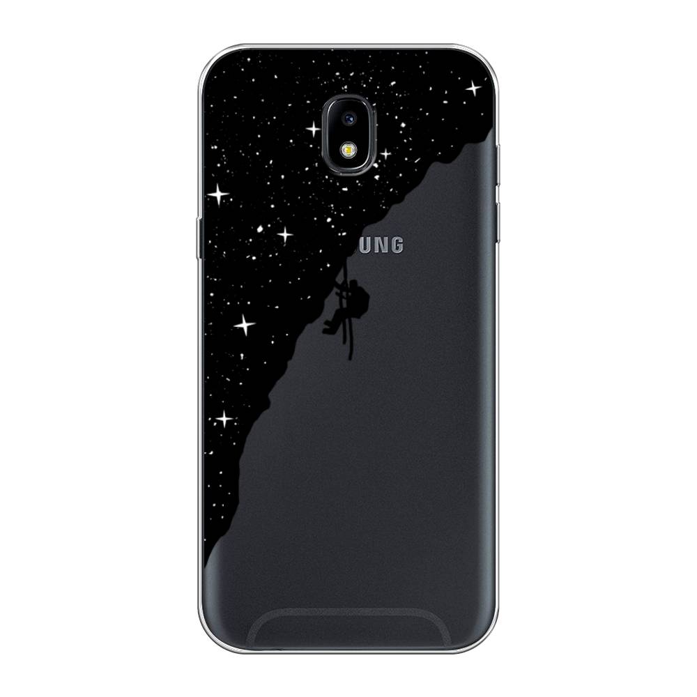 

Чехол Awog на Samsung Galaxy J5 2017 / Самсунг J5 2017 "Скалолаз в космосе", Черный;белый;бежевый, 22850-4