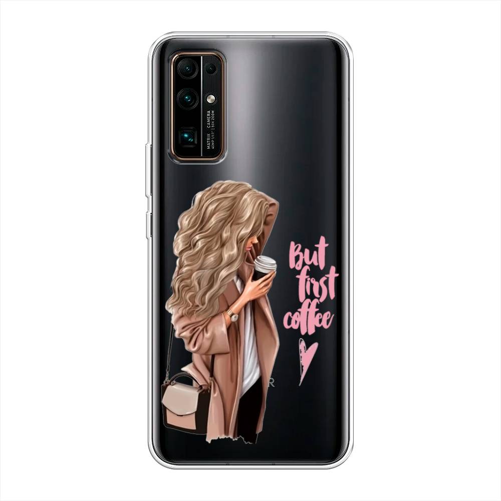 

Чехол Awog "Девушка с кофе" для Honor 30