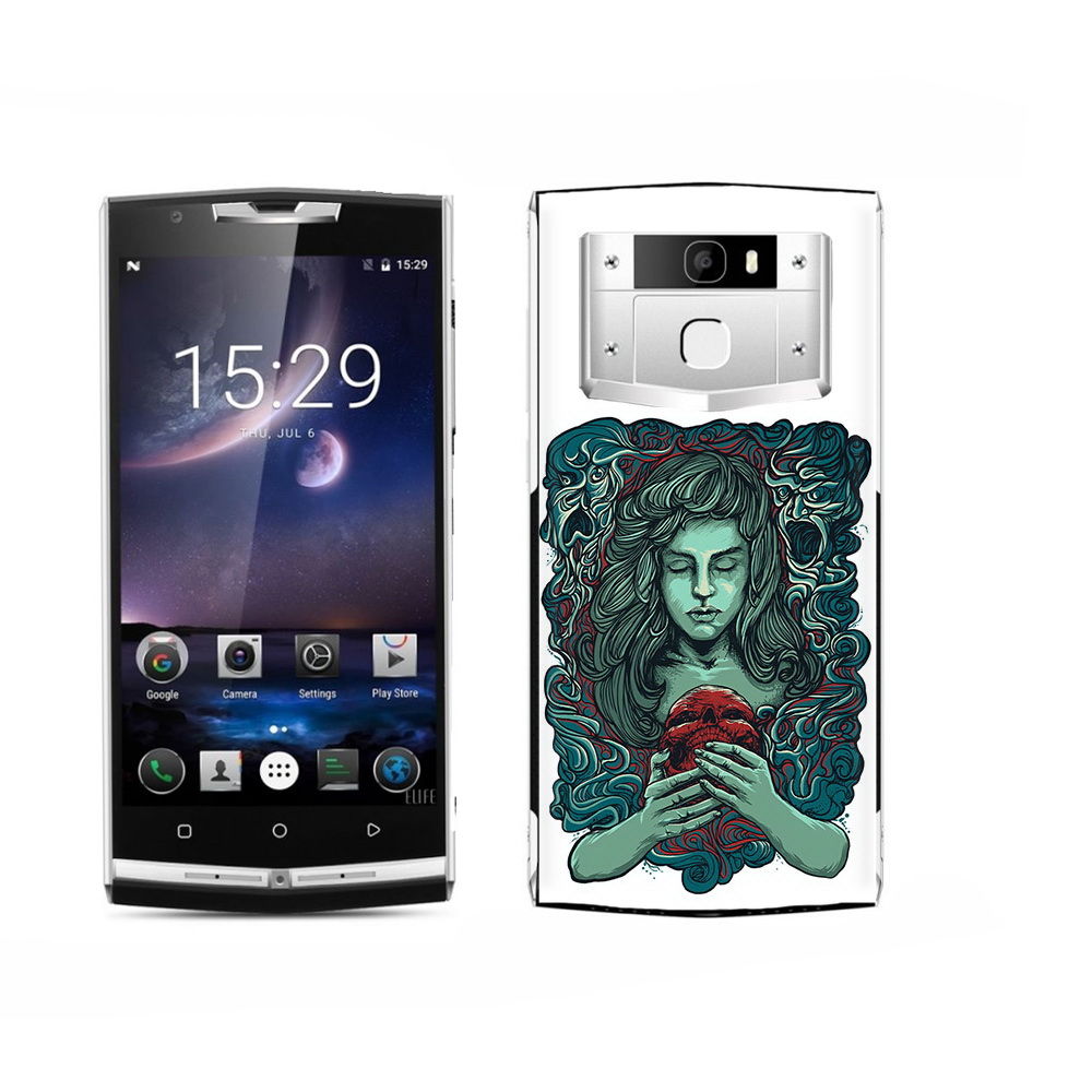 

Чехол MyPads Tocco для Oukitel K15 Plus спящая девушка, Прозрачный, Tocco