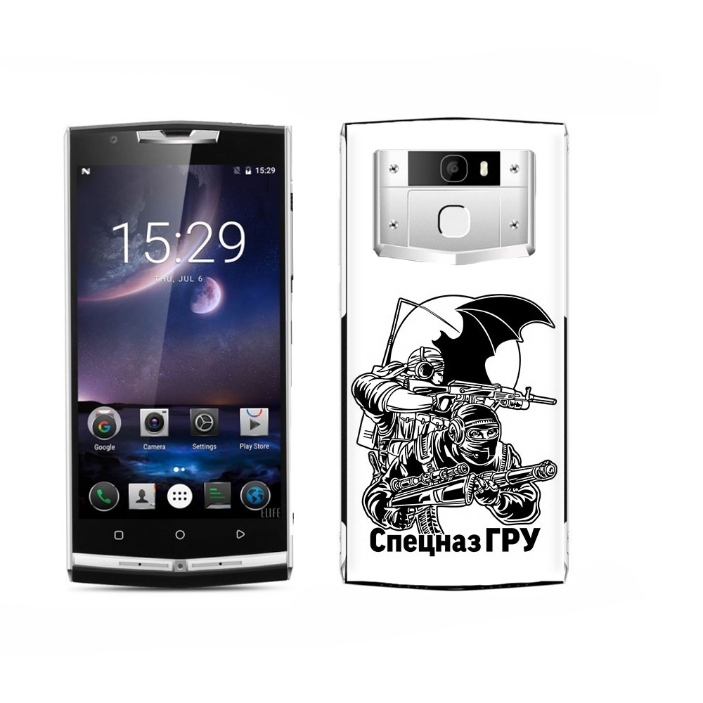 

Чехол MyPads Tocco для Oukitel K15 Plus спецназ гру, Прозрачный, Tocco