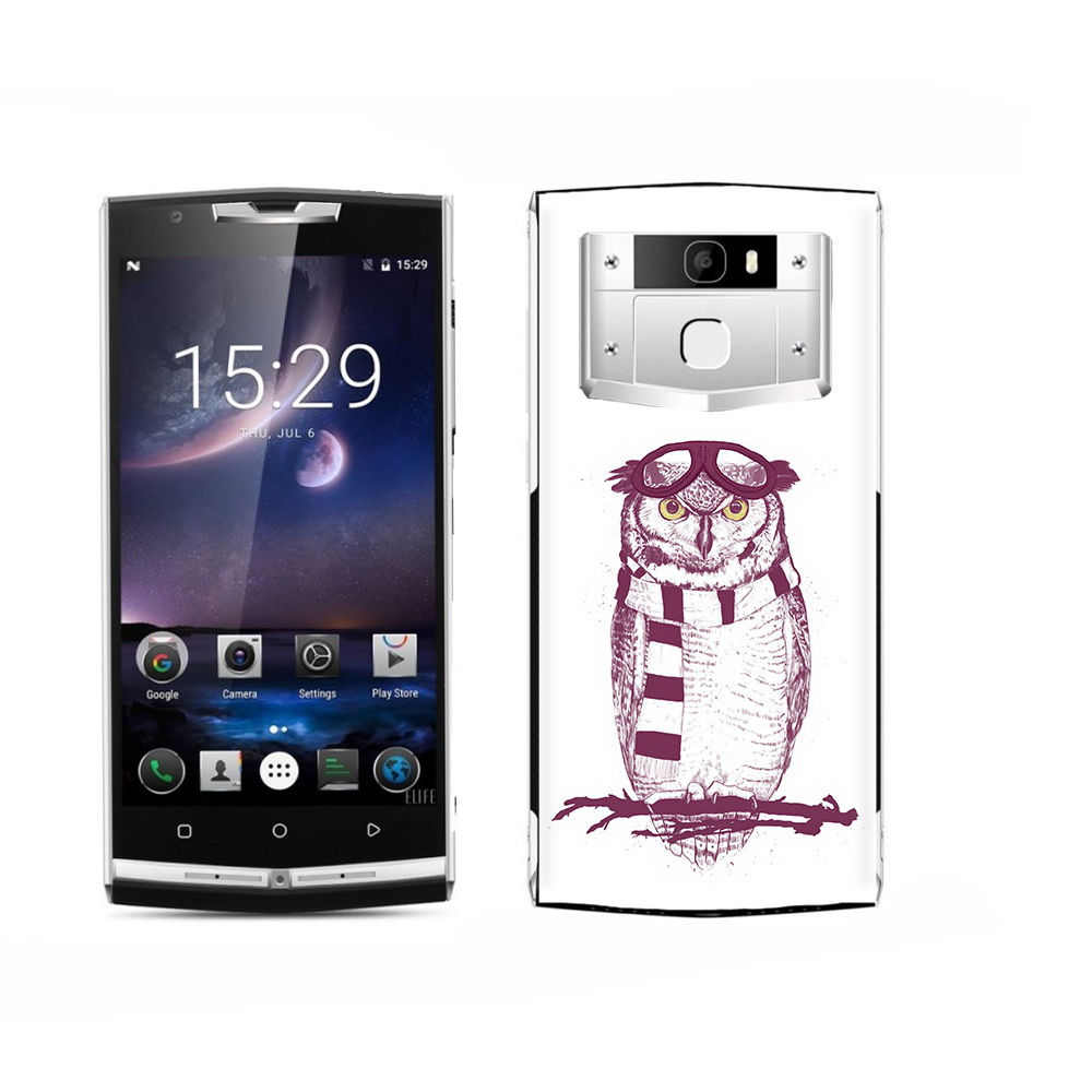 

Чехол MyPads Tocco для Oukitel K15 Plus сова-летчик, Прозрачный, Tocco
