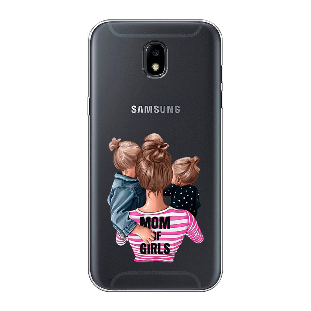 

Чехол Awog на Samsung Galaxy J5 2017 / Самсунг J5 2017 "Mom of Girls", Синий;розовый;черный, 22850-6