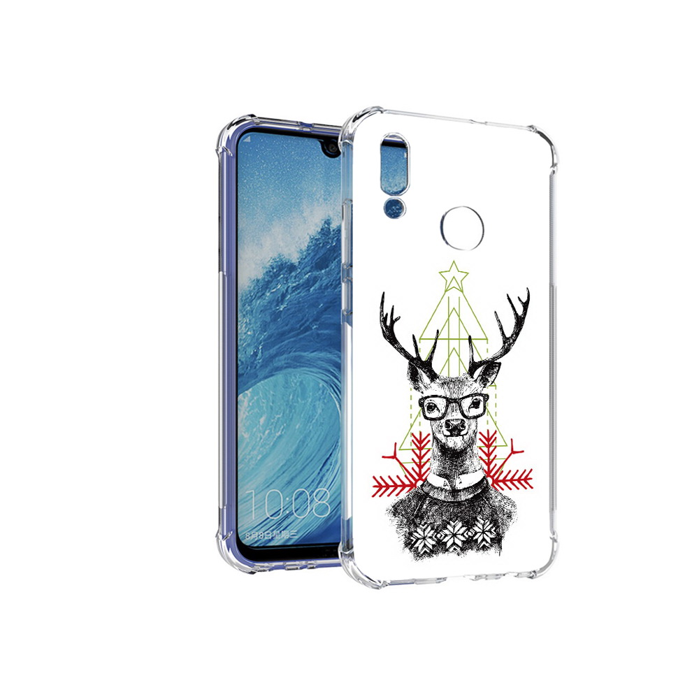 

Чехол MyPads Tocco для Huawei P Smart (2019) умный олень, Прозрачный, Tocco