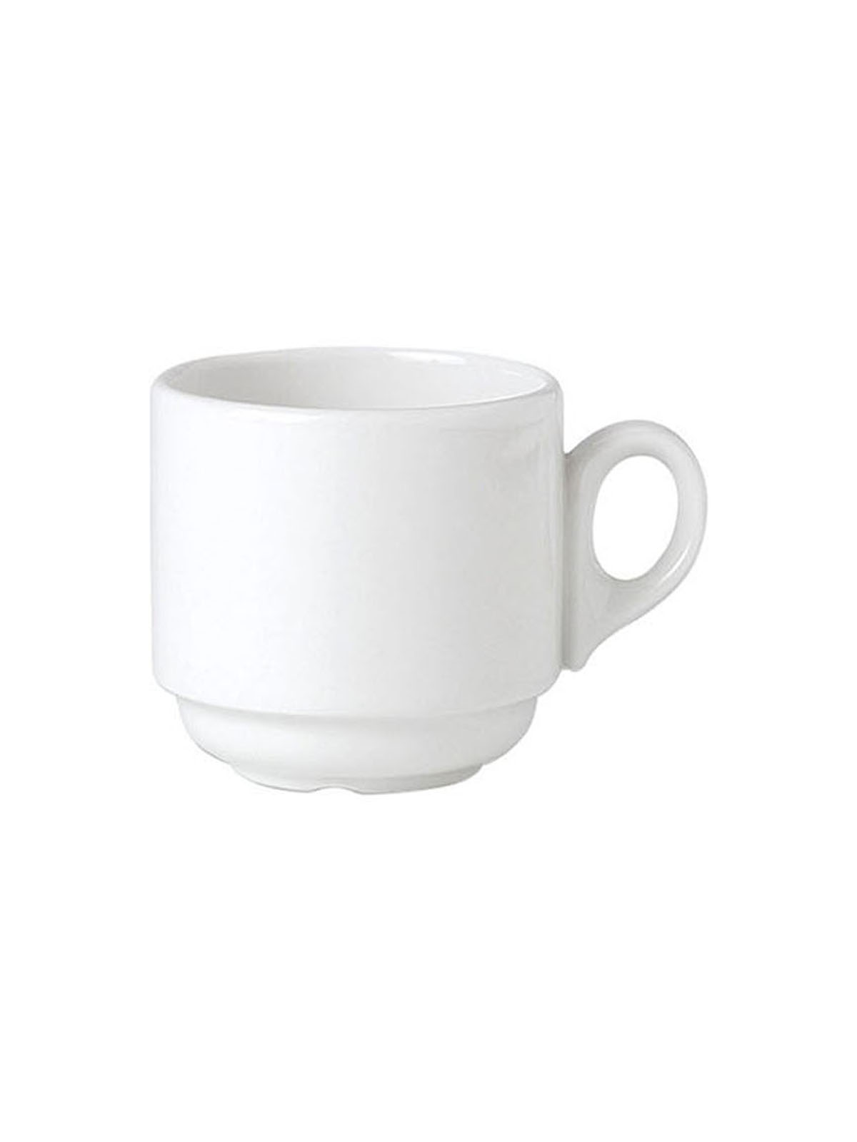 

Чашки чайные Steelite 4 шт Simpl White 170 мл белый