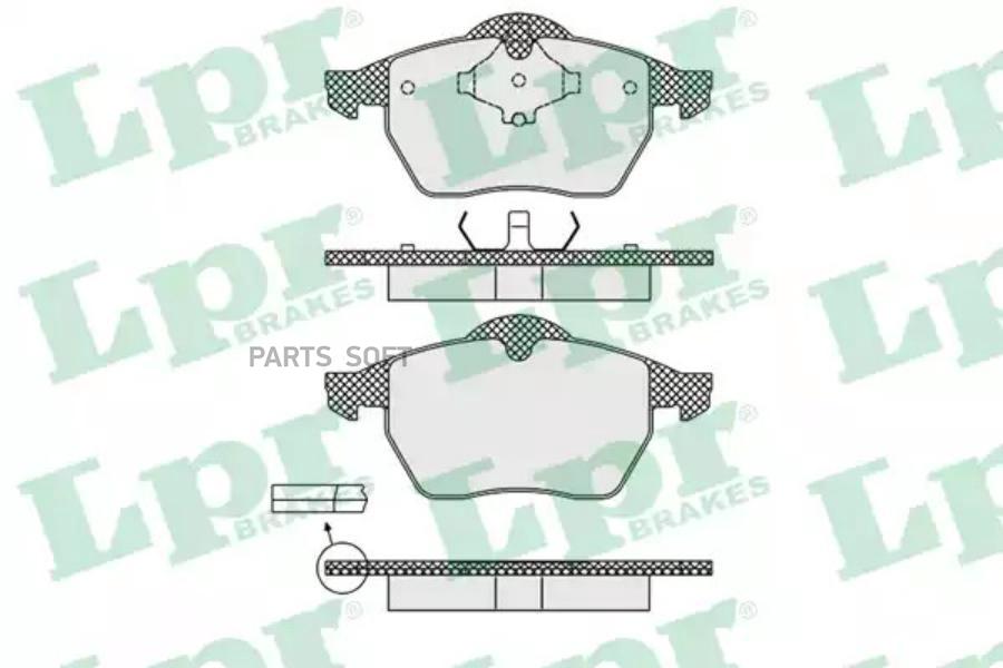 Тормозные колодки Lpr 05P639 100055520772