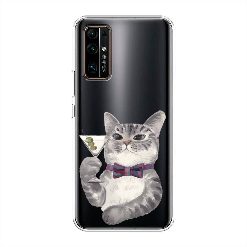 

Чехол Awog "Кот джентльмен" для Honor 30