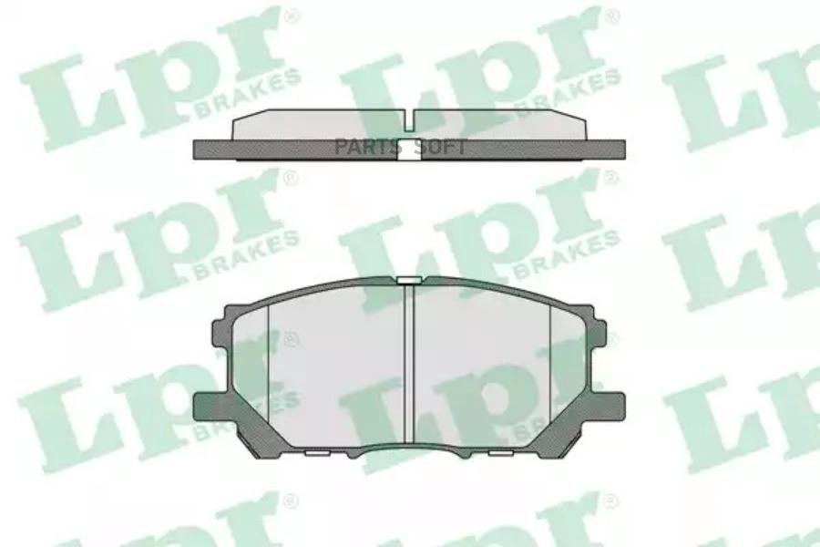 

Монтажный комплект тормозных колодок Lpr 05P1368