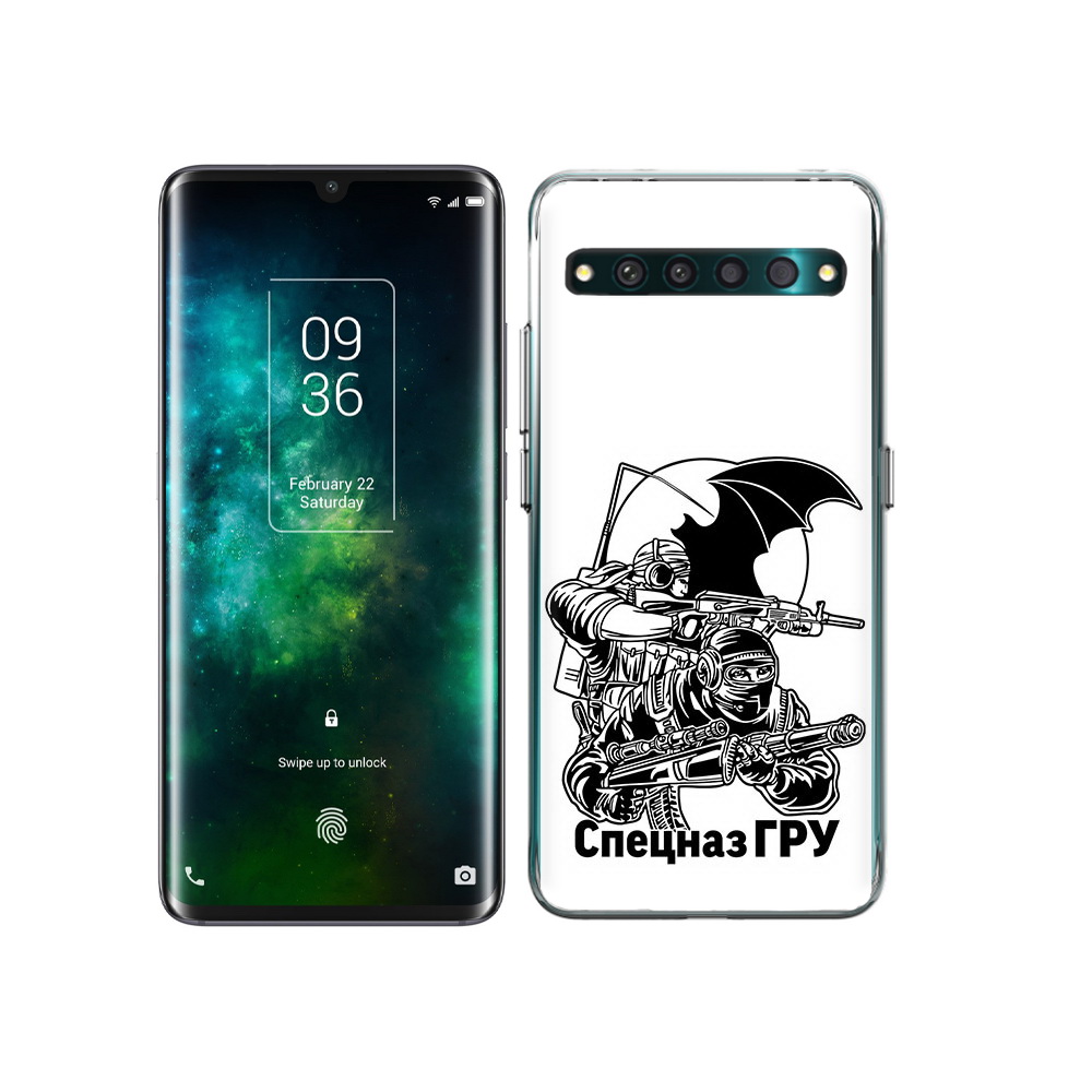 

Чехол MyPads Tocco для TCL 10 Pro спецназ гру, Прозрачный, Tocco