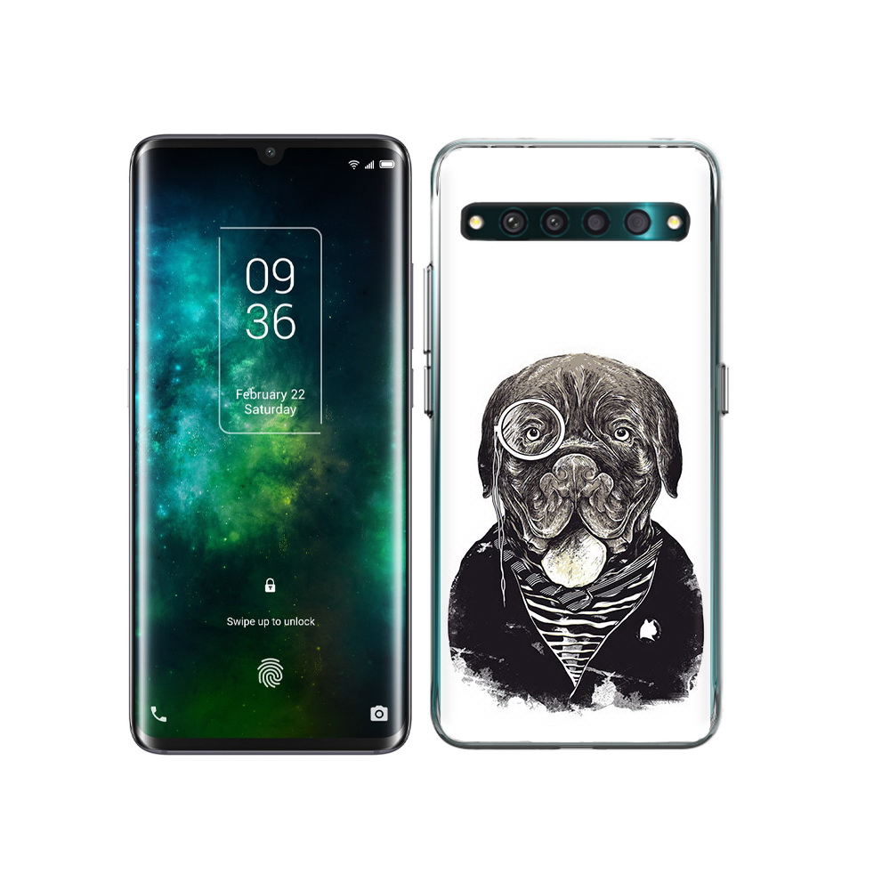 

Чехол MyPads Tocco для TCL 10 Pro солидный песик, Прозрачный, Tocco