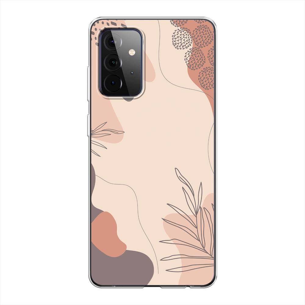 

Чехол на Samsung Galaxy A72 "Нюдовые тона", Коричневый;серый, 2101950-4