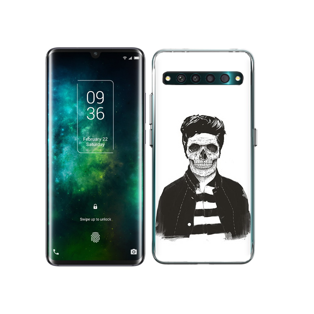 

Чехол MyPads Tocco для TCL 10 Pro скелет, Прозрачный, Tocco