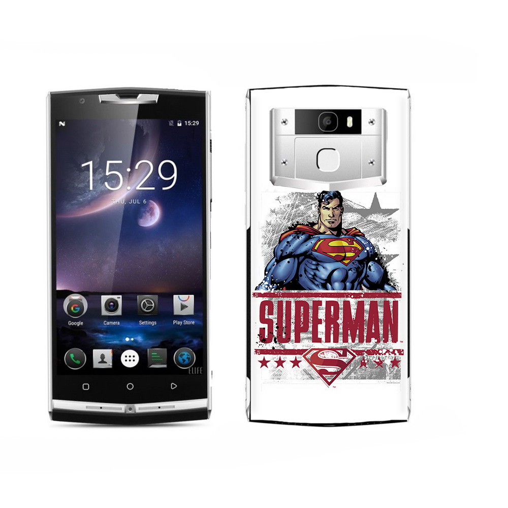 

Чехол MyPads Tocco для Oukitel K15 Plus рисунок супермен, Прозрачный, Tocco
