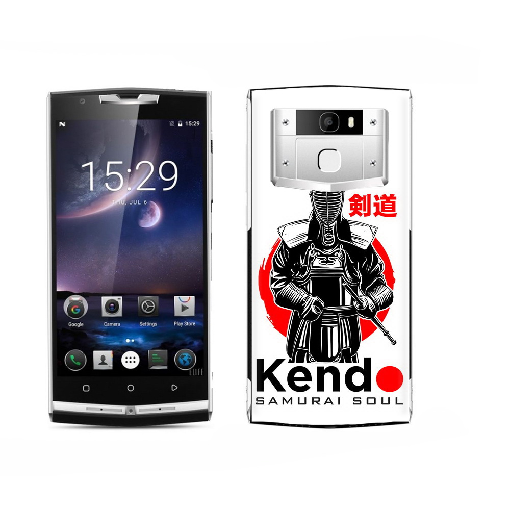 

Чехол MyPads Tocco для Oukitel K15 Plus рисованый самурай, Прозрачный, Tocco