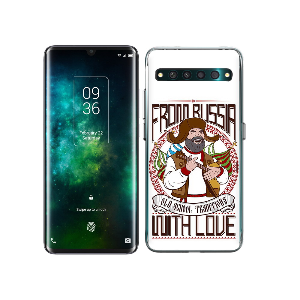 

Чехол MyPads Tocco для TCL 10 Pro русский мужчина, Прозрачный, Tocco