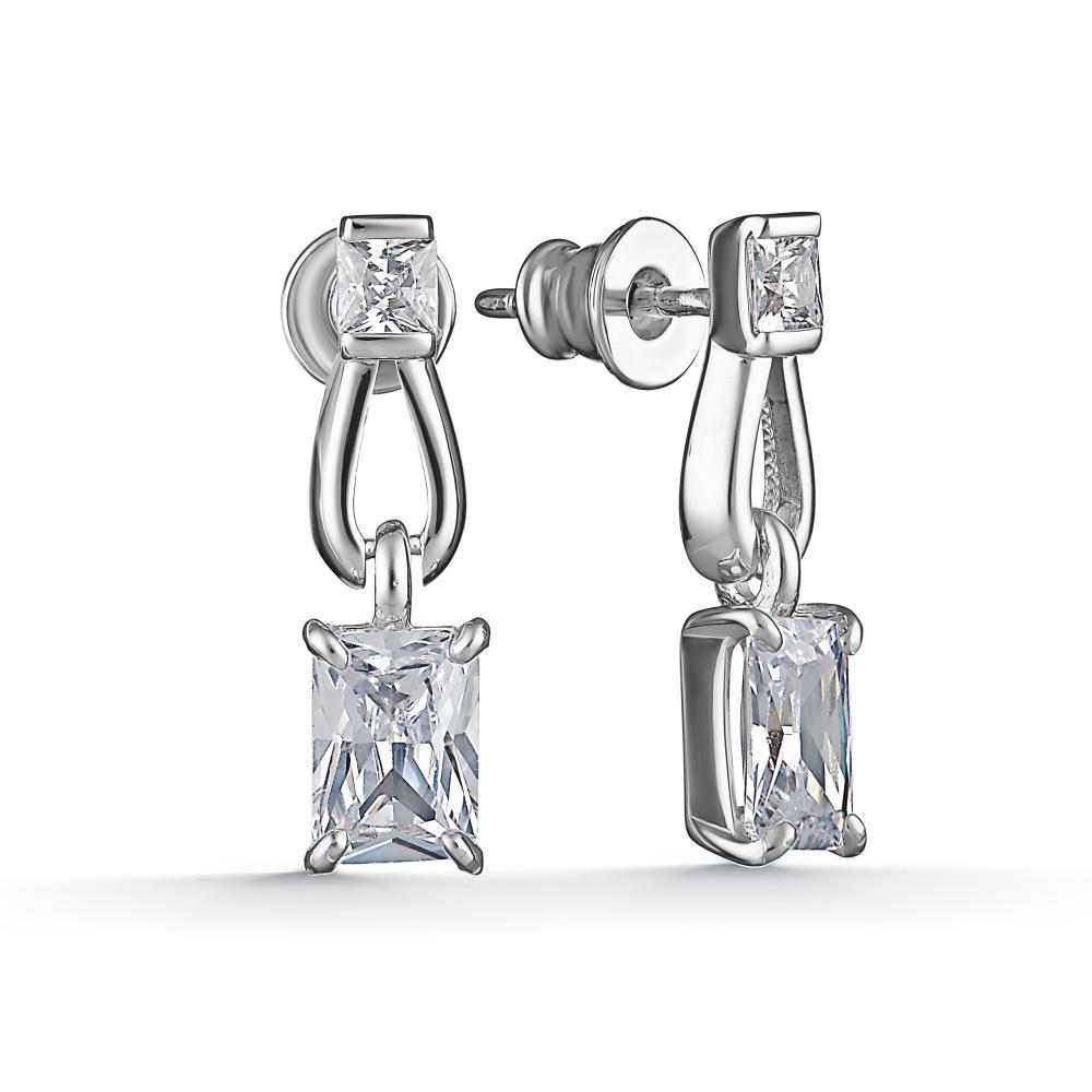 

Серьги из серебра с фианитом АЛЬКОР 02-2183_00КЦ-00, 02-2183_00КЦ-00